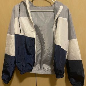 Grey Windbreaker